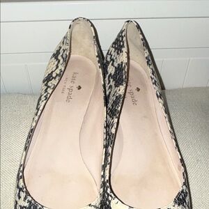 Kate Spade Snakeskin Pattern Loafer Flats